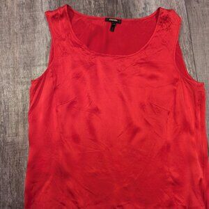 Escada Red Silk Top